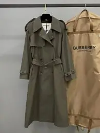 burberry trench coat veste manches longues pour femme s_1263617